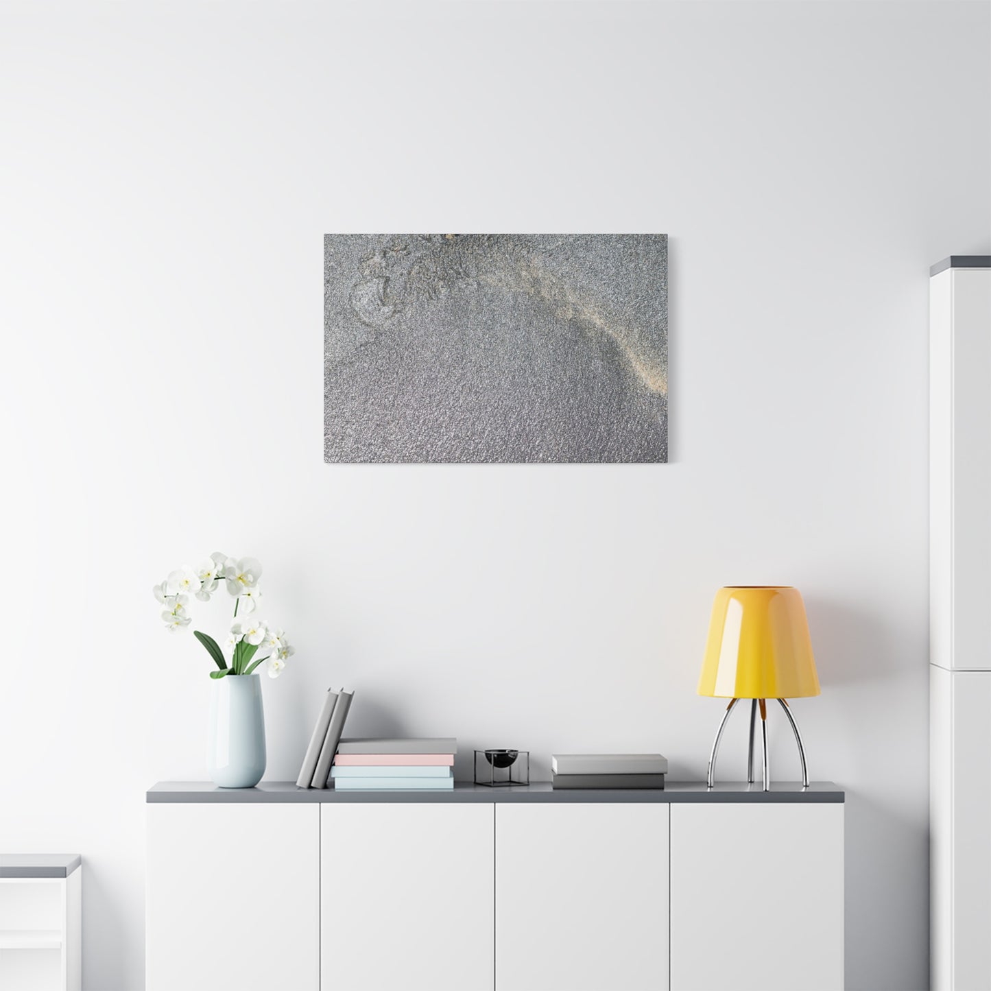 Ephemeral Whispers of Granite - Unique Frameless Canvas Wall Art - Art By Earth