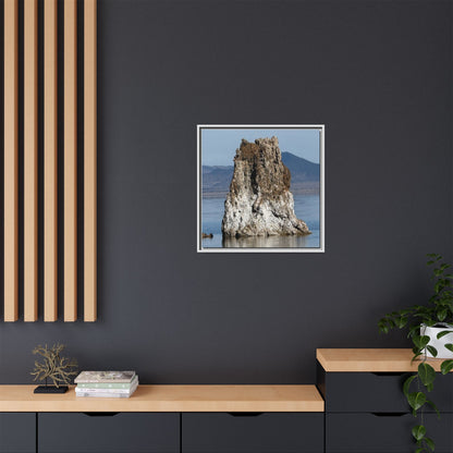 Tufa Tower Reflection - Unique Stretched Canvas Wall Art