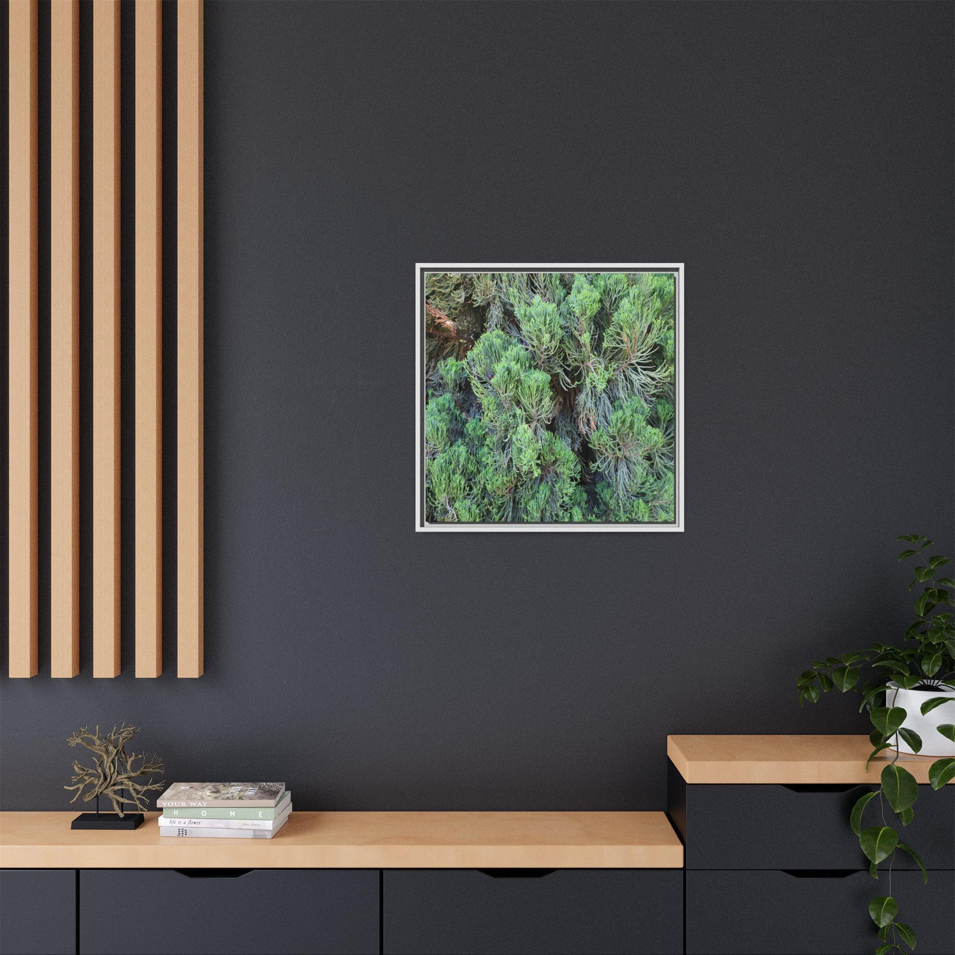Verdant Whispers - Unique Stretched Canvas Wall Art - Art By Earth