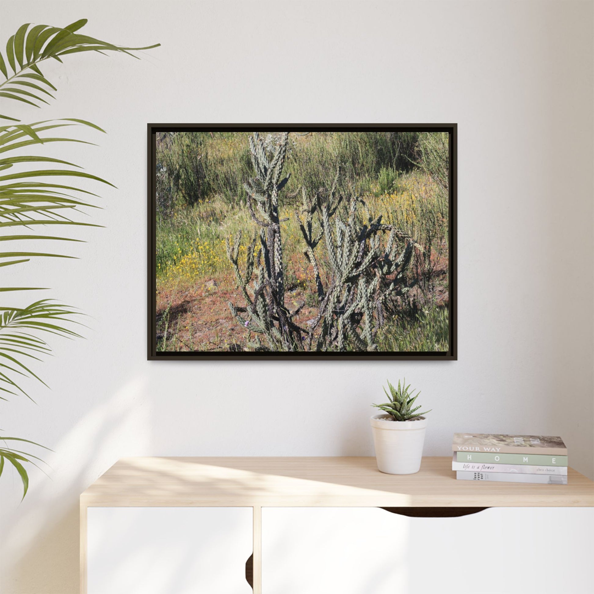 Wildflower Meadow - Unique Stretched Canvas Wall Art - Art By Earth