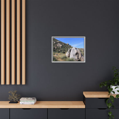 Ancient Stone Guardian - Unique Stretched Canvas Wall Art - Art By Earth