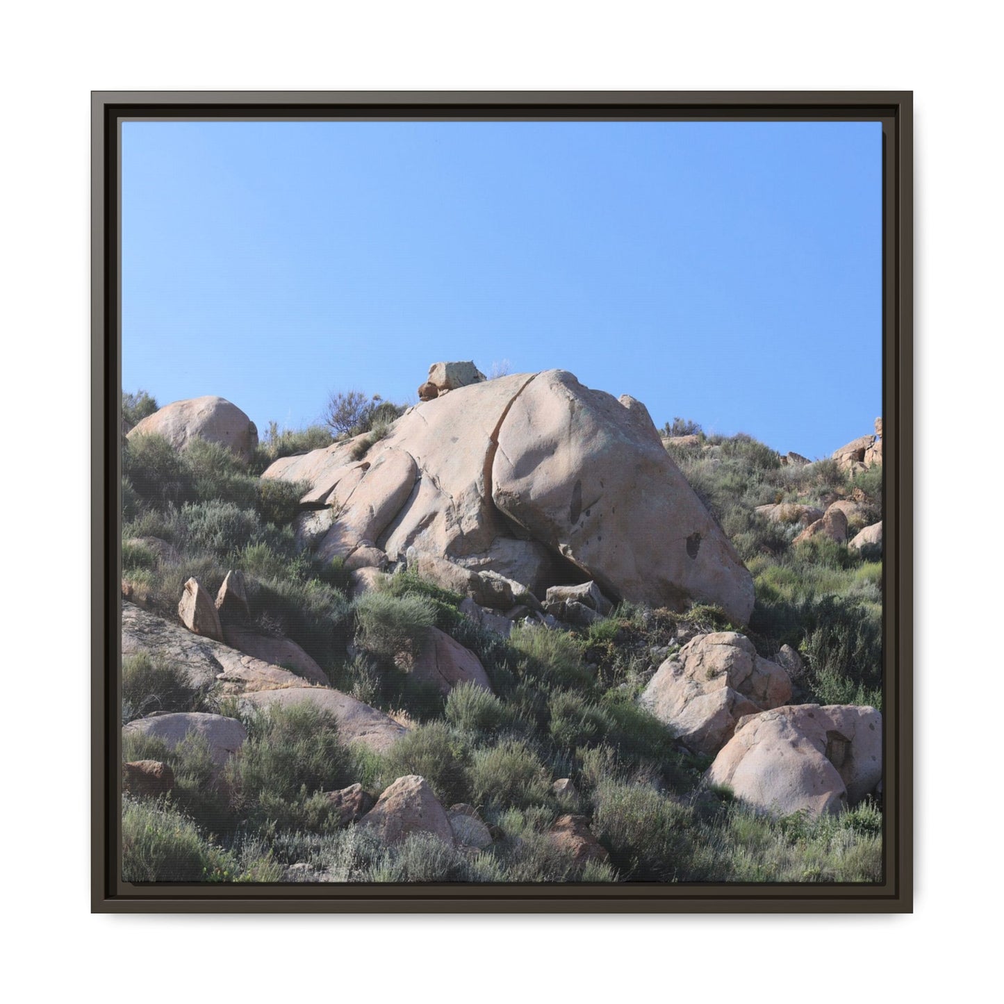 Ancient Stone Landscape - Unique Stretched Canvas Wall Art - Art By Earth