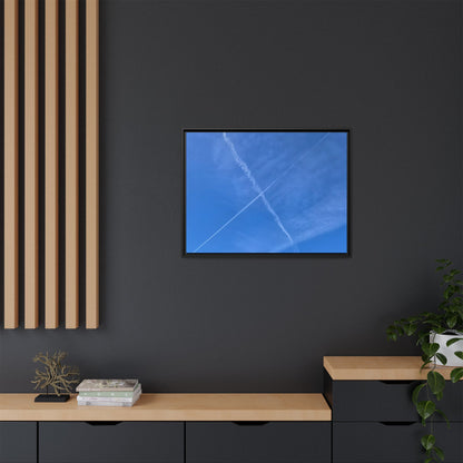 Sky Crossroads - Unique Stretched Canvas Wall Art - Art By Earth