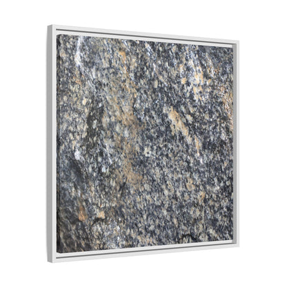 Crystalline Echoes - Unique Stretched Canvas Wall Art - Art By Earth