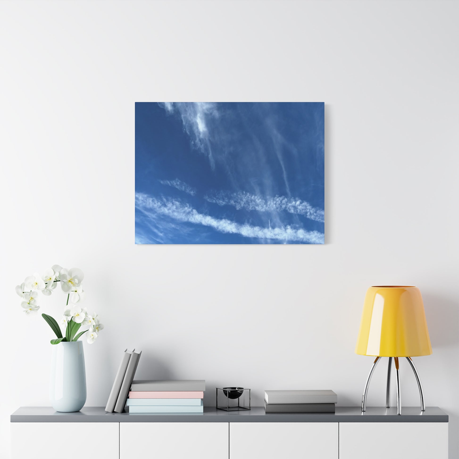 Sky's Poetry - Unique Frameless Canvas Wall Art - Art By Earth