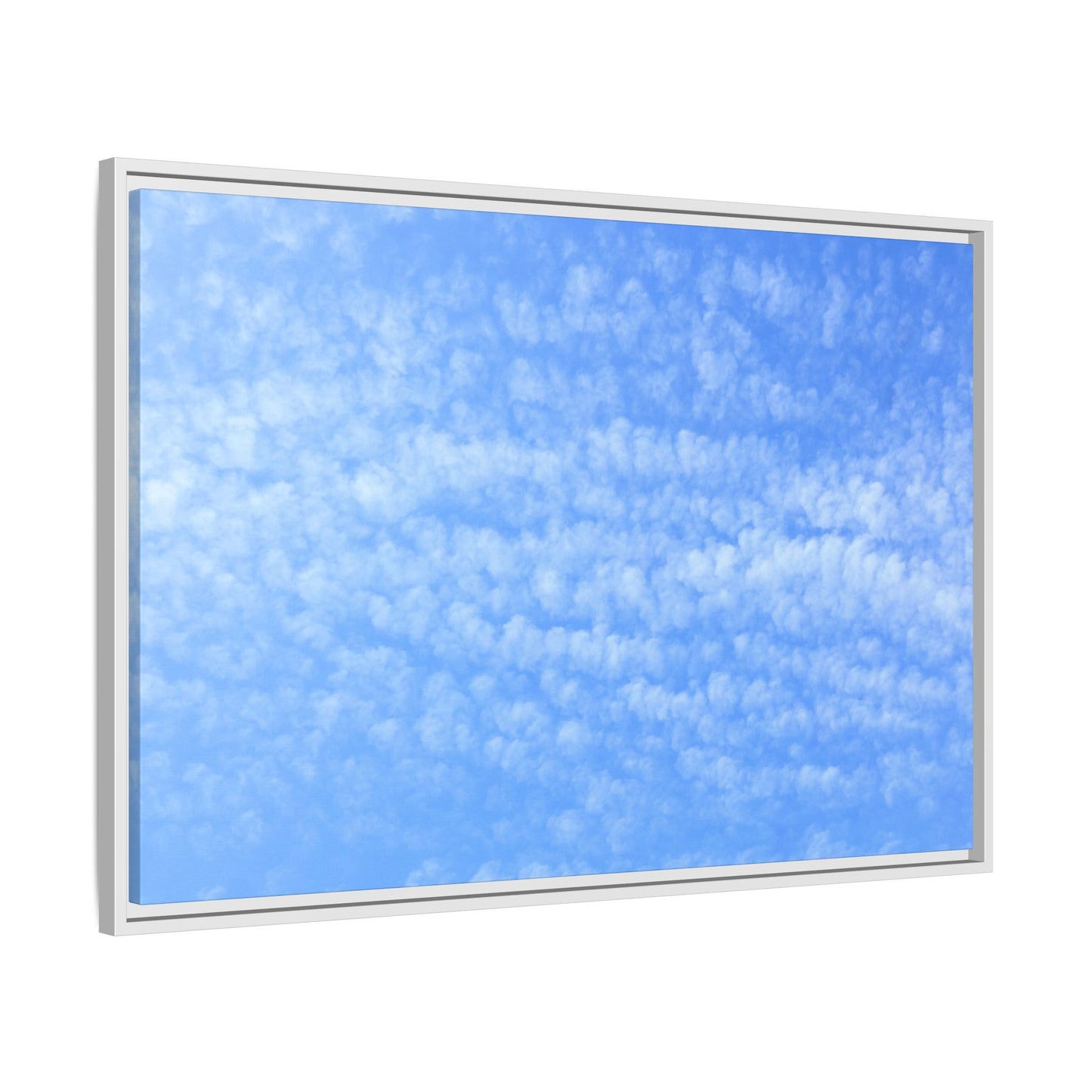 Wispy Blue Dreams - Unique Stretched Canvas Wall Art - Art By Earth