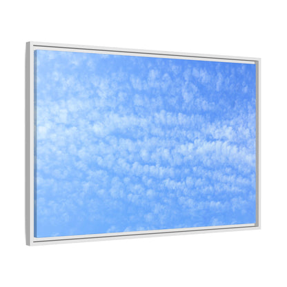 Wispy Blue Dreams - Unique Stretched Canvas Wall Art - Art By Earth