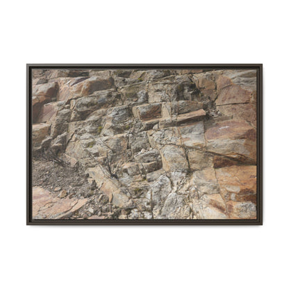 Stone's Silent Story - Unique Stretched Canvas Wall Art - Art By Earth