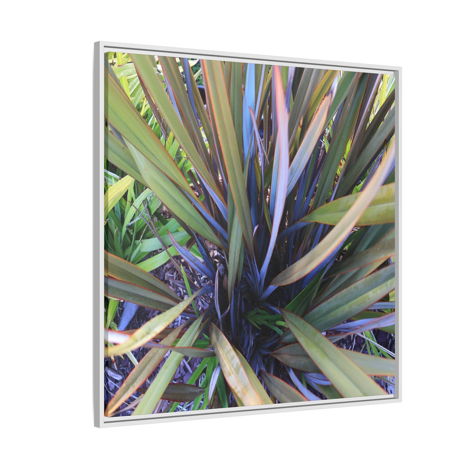 Radiant Leaves - Unique Stretched Canvas Wall Art - Art By Earth