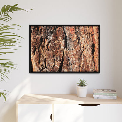 Nature's Rugged Canvas - Unique Stretched Canvas Wall Art