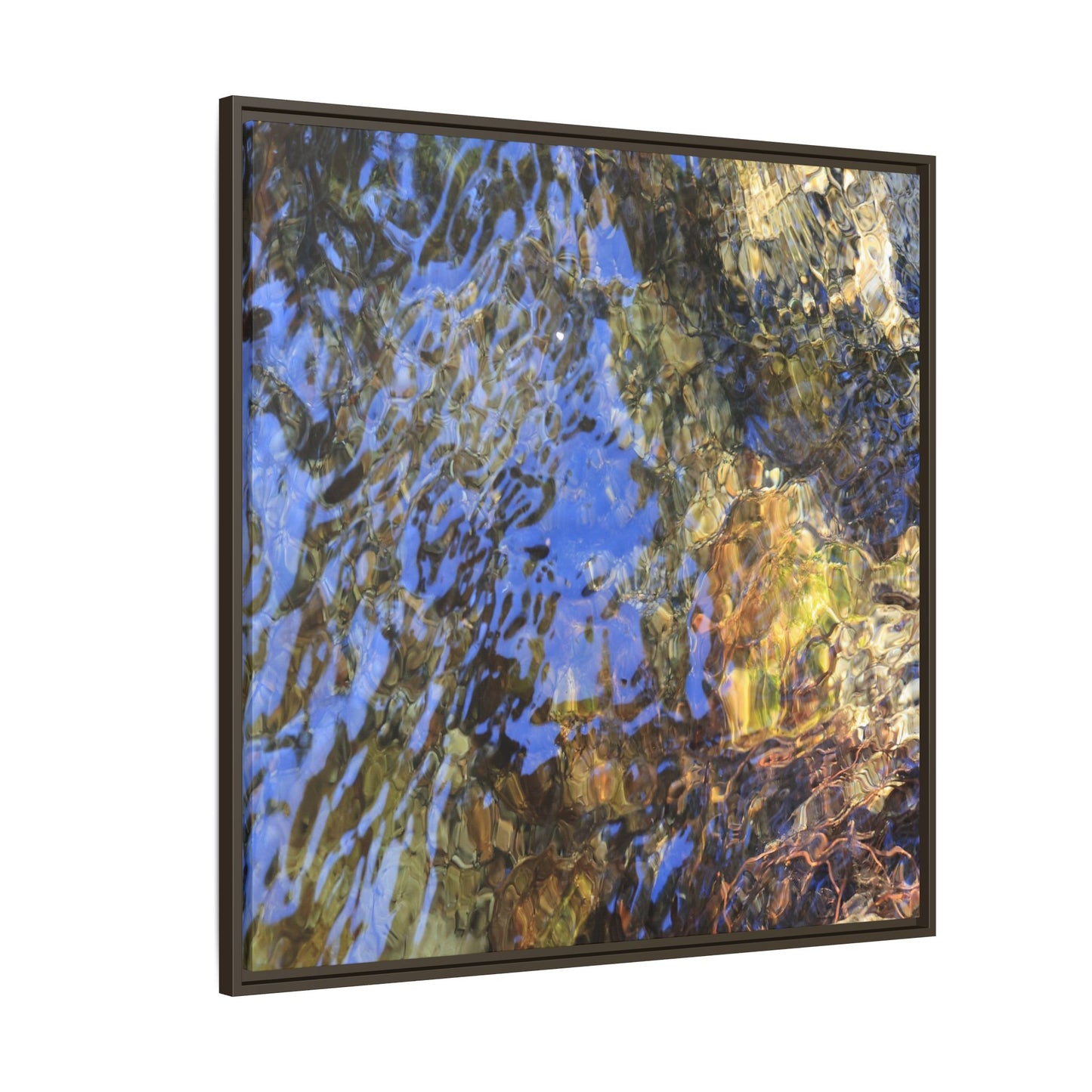 Watery Kaleidoscope - Unique Stretched Canvas Wall Art - Art By Earth