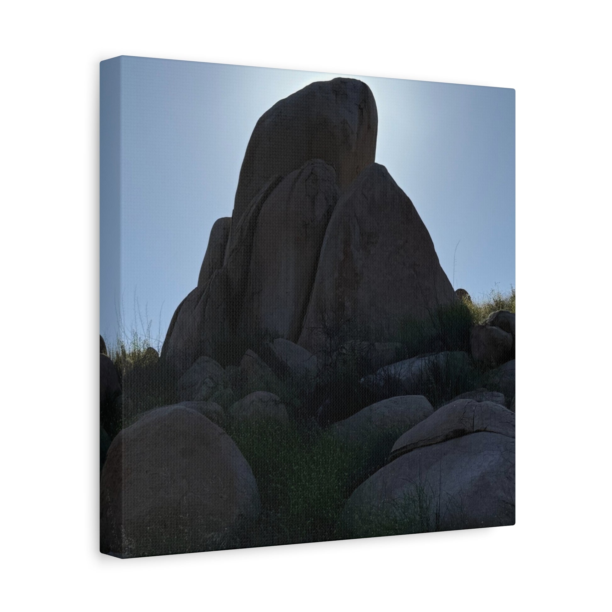 Rocks of Solitude - Unique Frameless Canvas Wall Art - Art By Earth