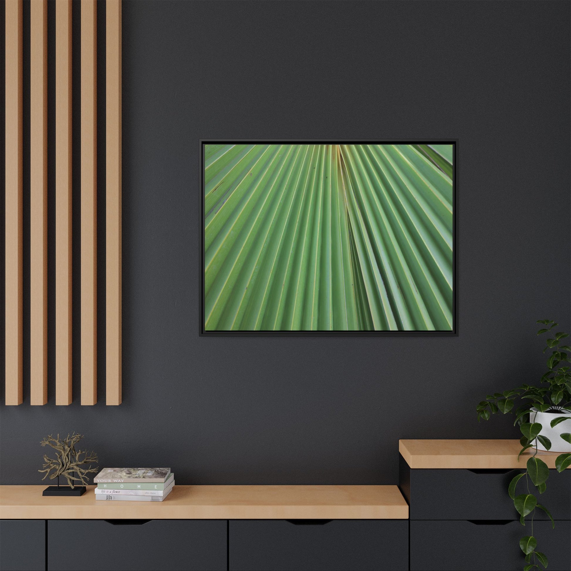 Verdant Veins - Unique Stretched Canvas Wall Art - Art By Earth