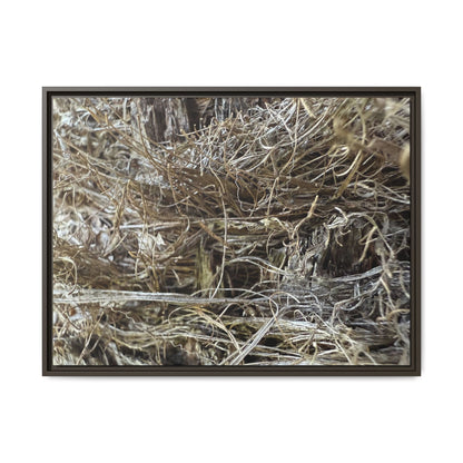 Tangled Whispers of Autumn - Unique Stretched Canvas Wall Art - Art By Earth