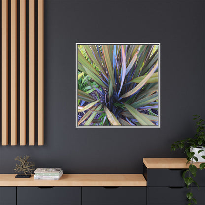 Radiant Leaves - Unique Stretched Canvas Wall Art - Art By Earth