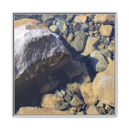 Stone Sanctuary - Unique Stretched Canvas Wall Art