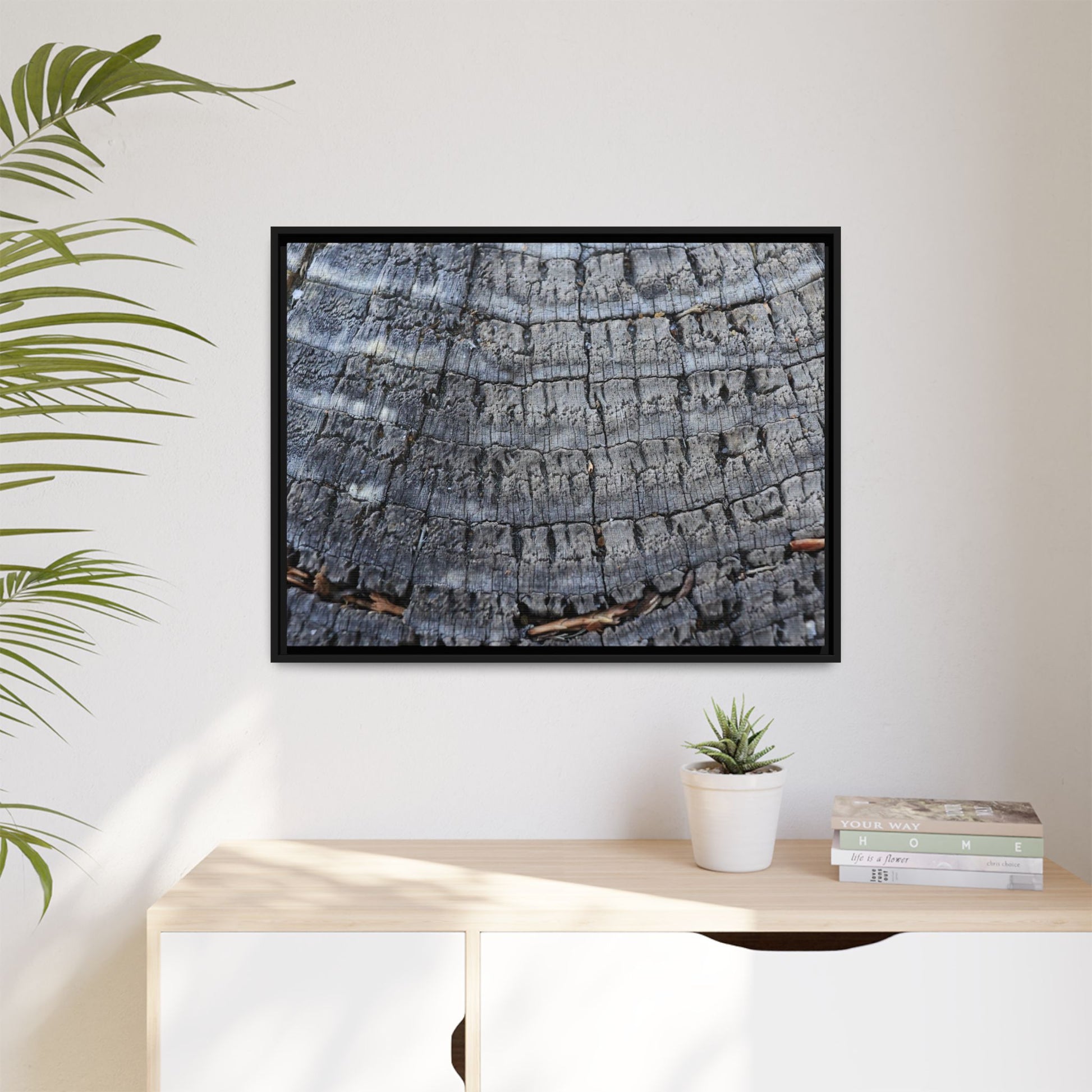 Charred Memories - Unique Stretched Canvas Wall Art - Art By Earth