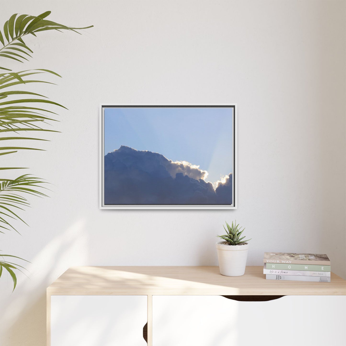 Cloud Divide - Unique Stretched Canvas Wall Art - Art By Earth