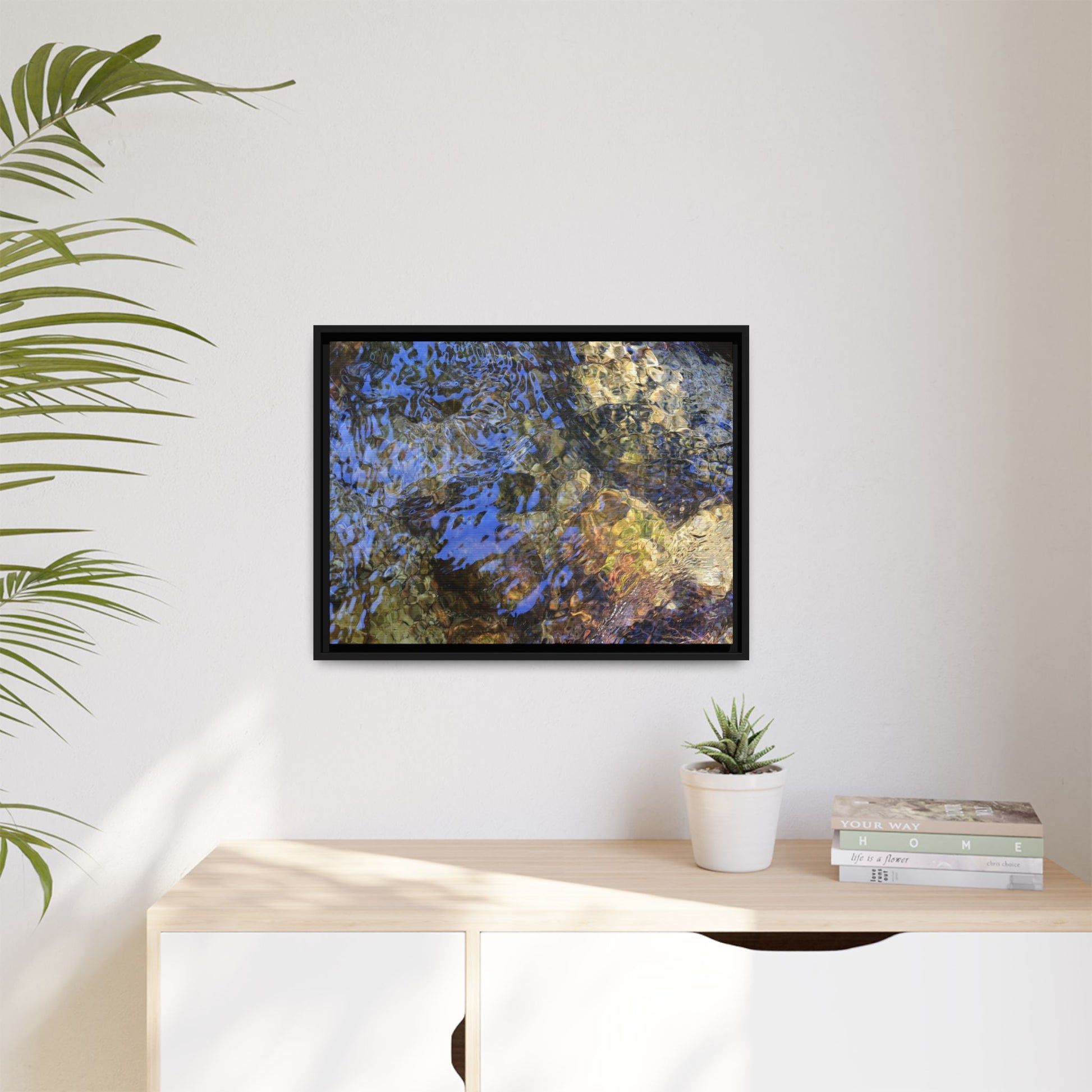 Aquatic Kaleidoscope - Unique Stretched Canvas Wall Art - Art By Earth