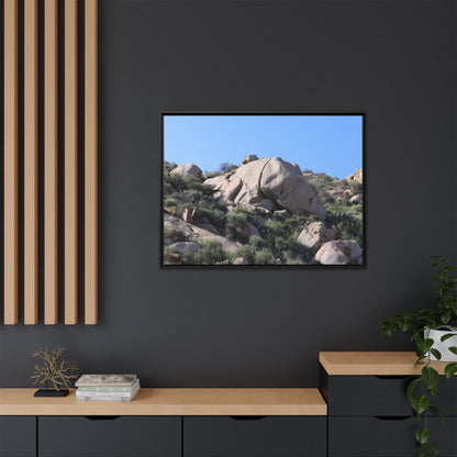 Ancient Stone Landscape - Unique Stretched Canvas Wall Art - Art By Earth