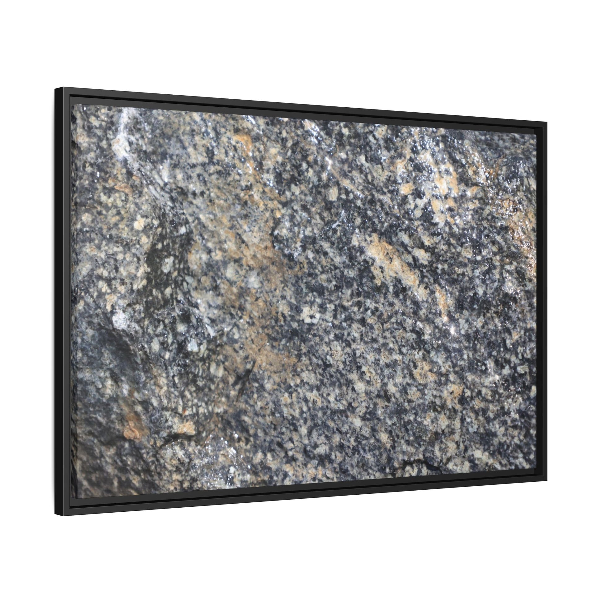 Crystalline Echoes - Unique Stretched Canvas Wall Art - Art By Earth