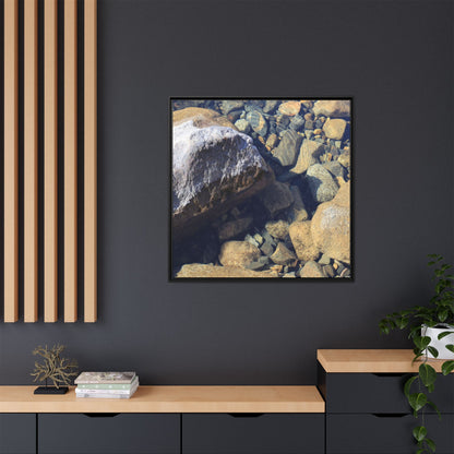 Stone Sanctuary - Unique Stretched Canvas Wall Art