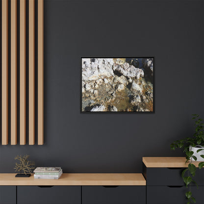 Strata of Silence - Unique Stretched Canvas Wall Art