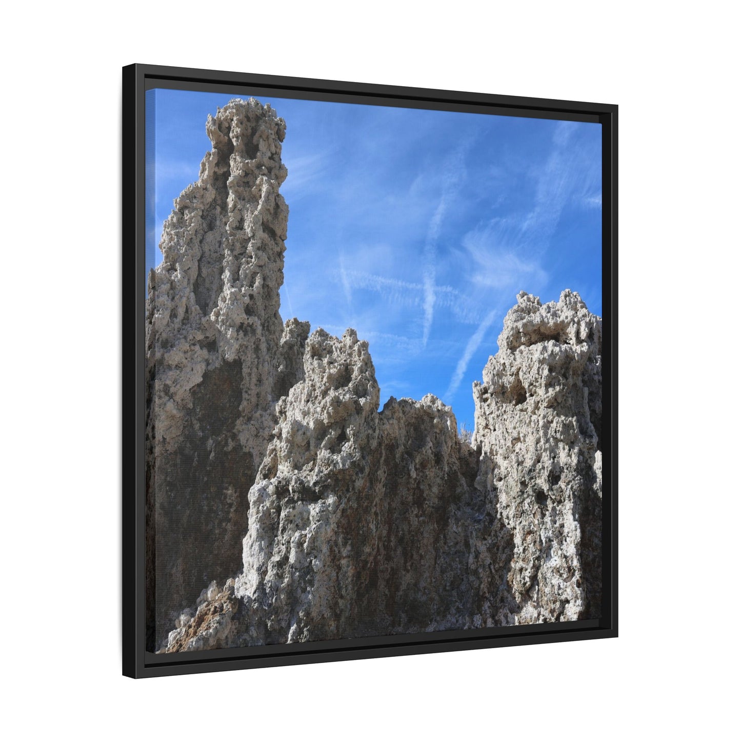 Weathered Sentinels - Unique Stretched Canvas Wall Art