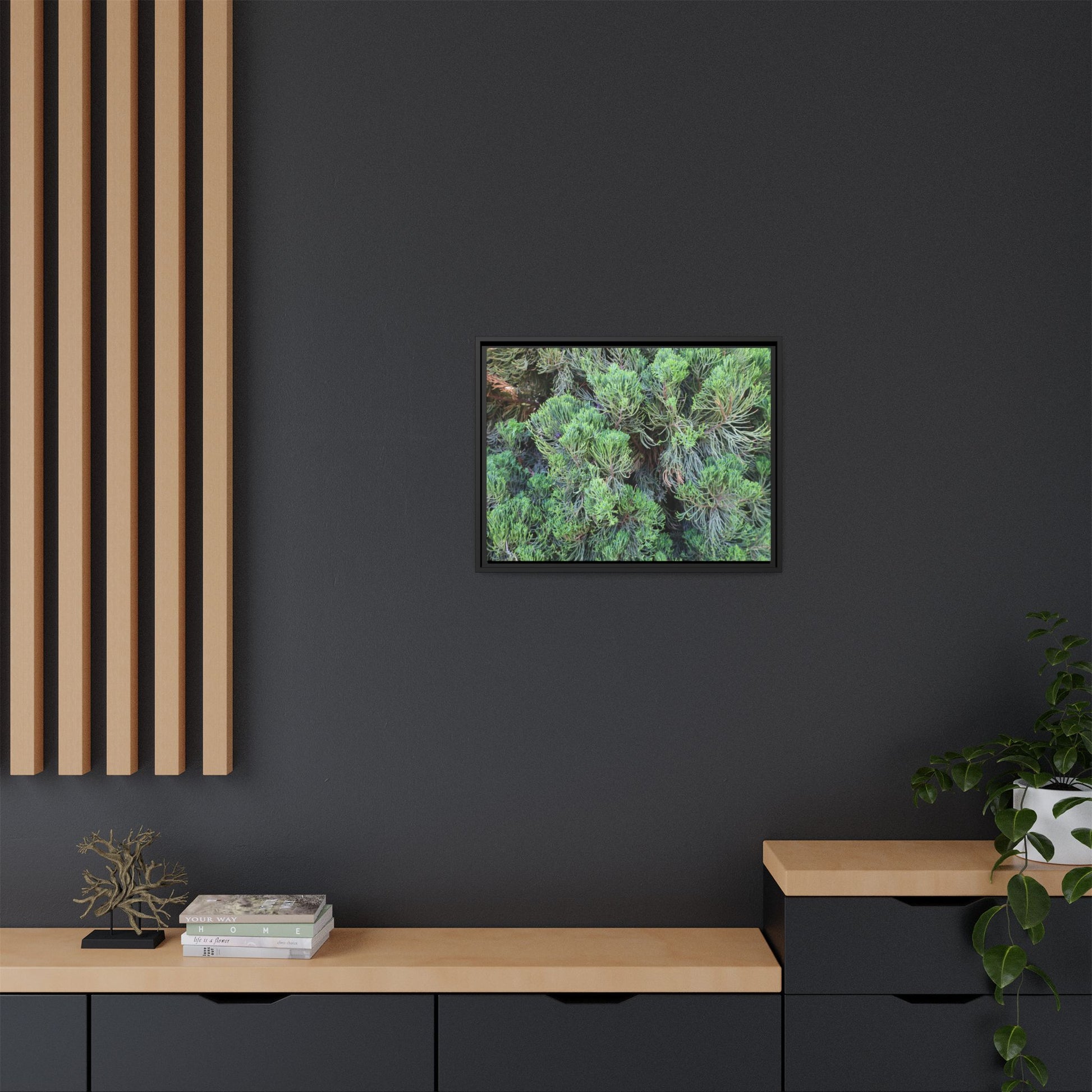 Verdant Whispers - Unique Stretched Canvas Wall Art - Art By Earth
