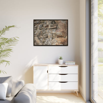 Sandstone Symphony - Unique Stretched Canvas Wall Art - Art By Earth