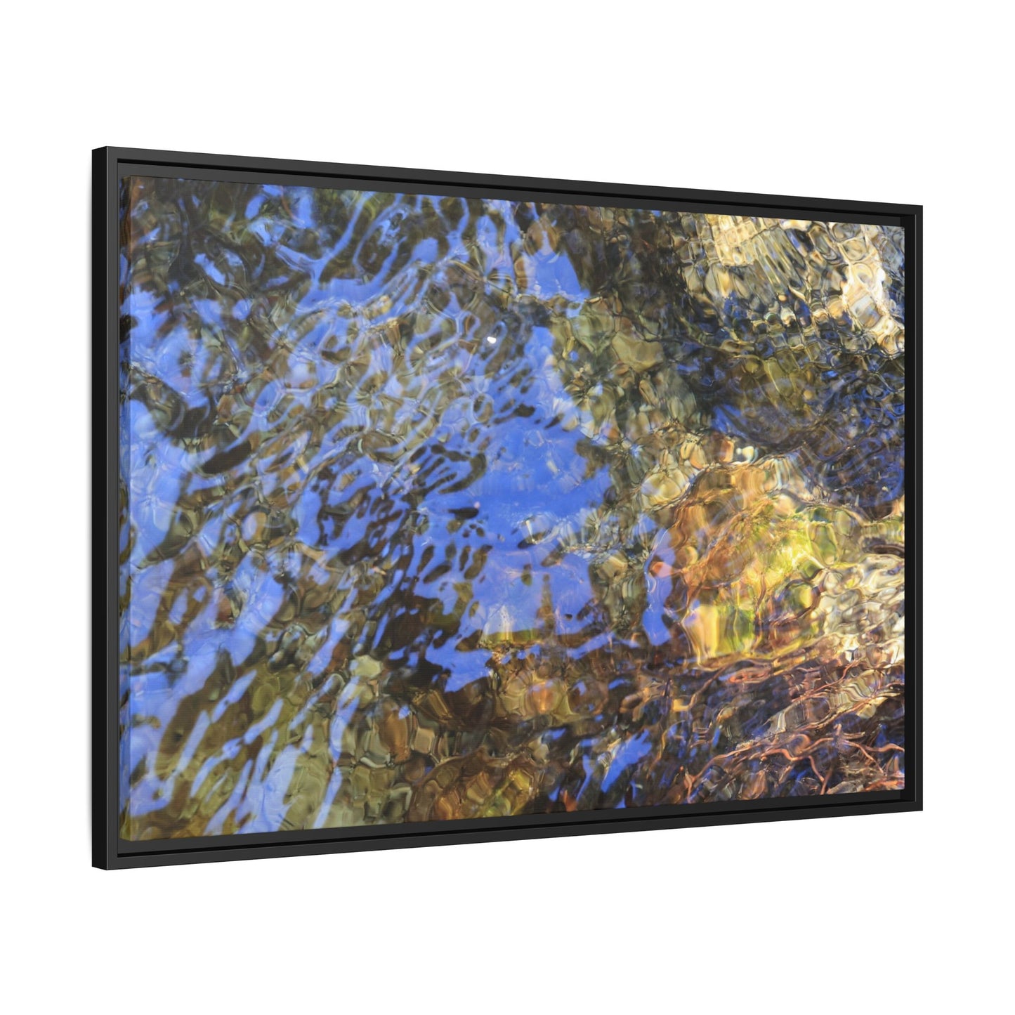 Watery Kaleidoscope - Unique Stretched Canvas Wall Art - Art By Earth