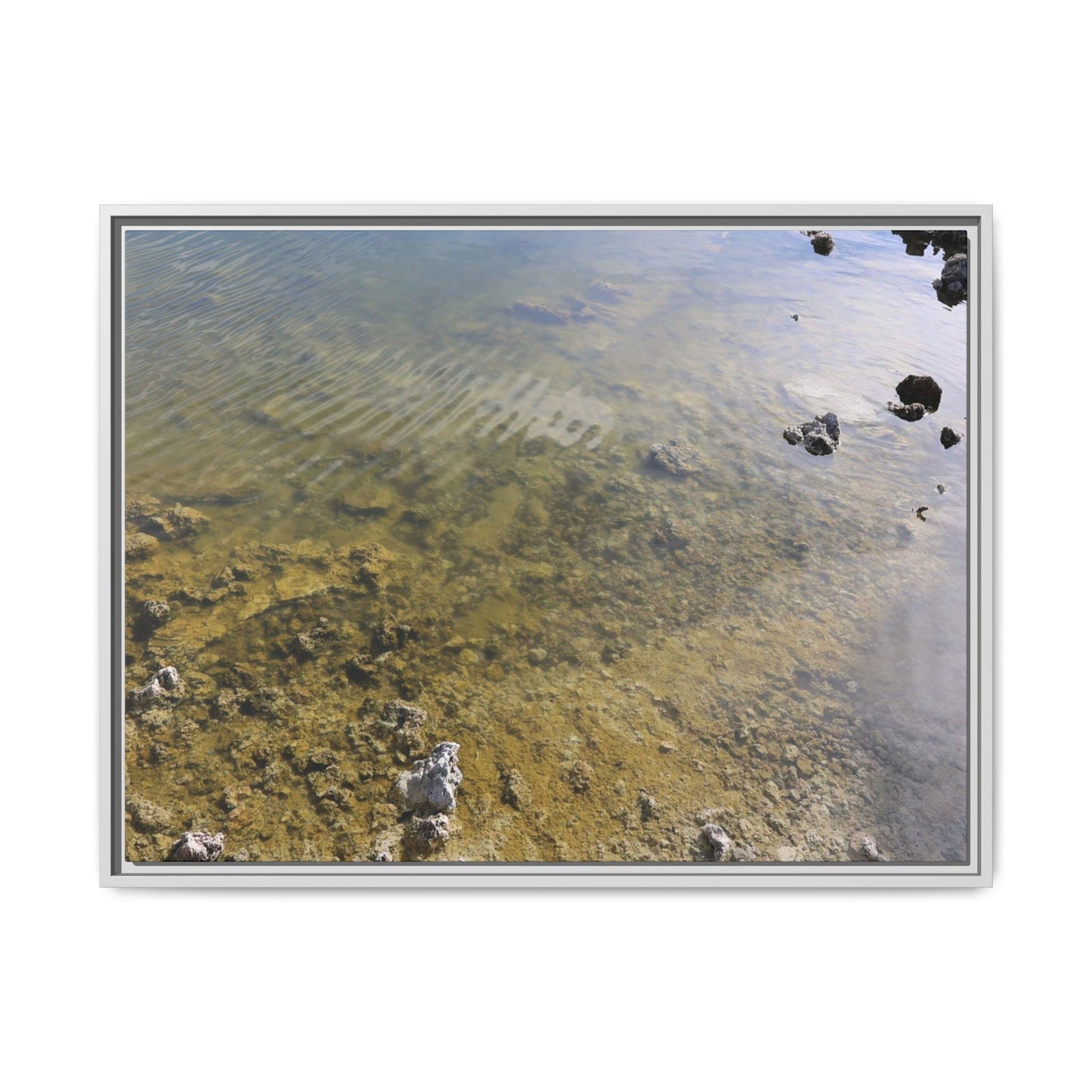 Ripples of Stone - Unique Stretched Canvas Wall Art