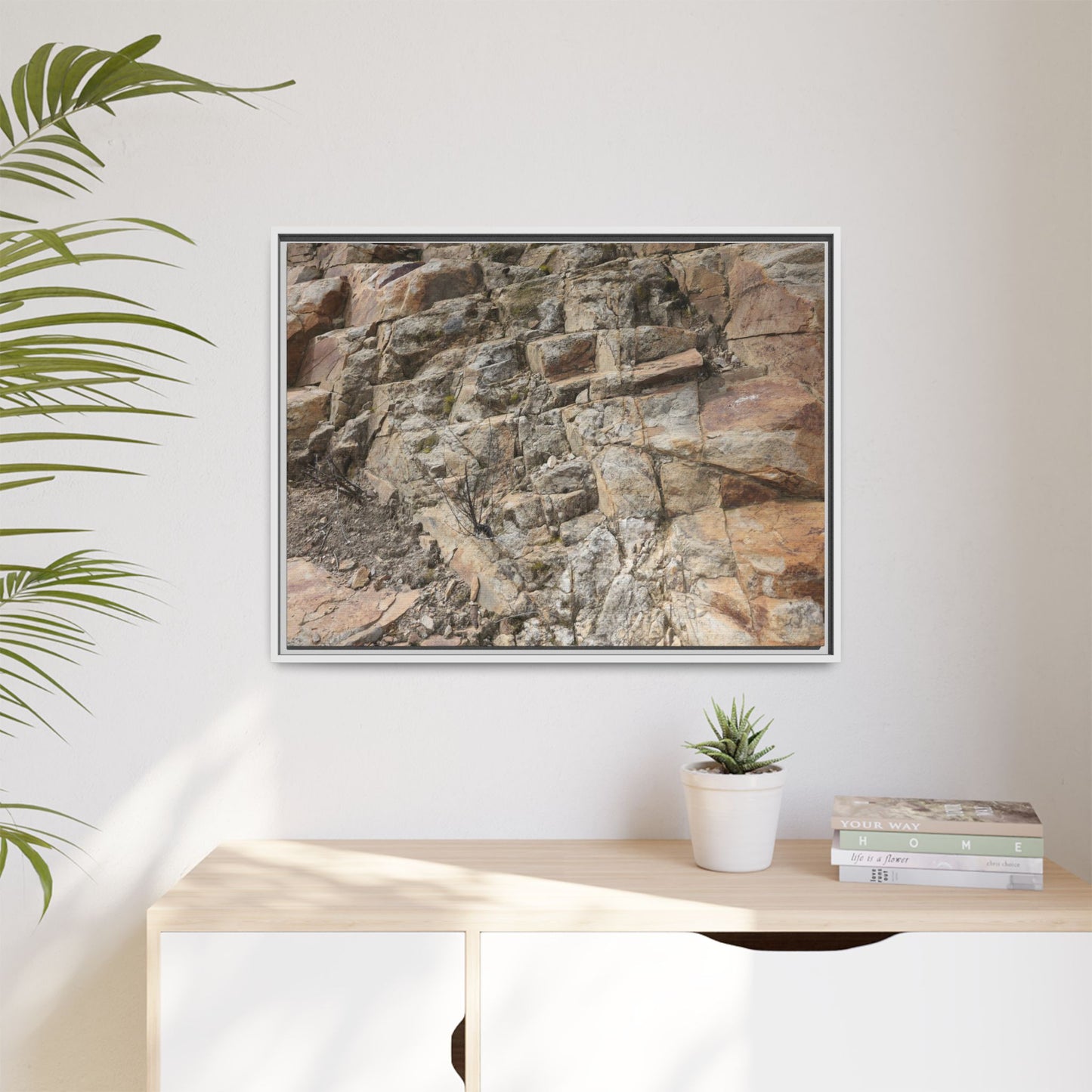 Stone's Silent Story - Unique Stretched Canvas Wall Art - Art By Earth