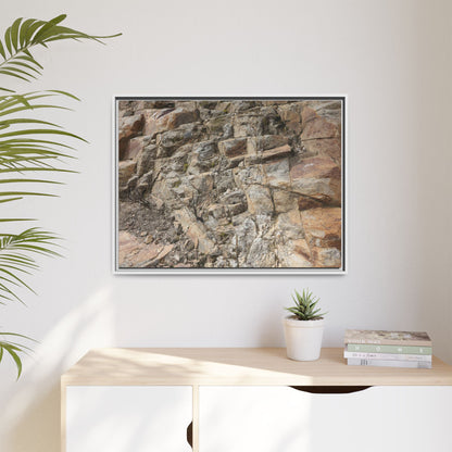 Stone's Silent Story - Unique Stretched Canvas Wall Art - Art By Earth