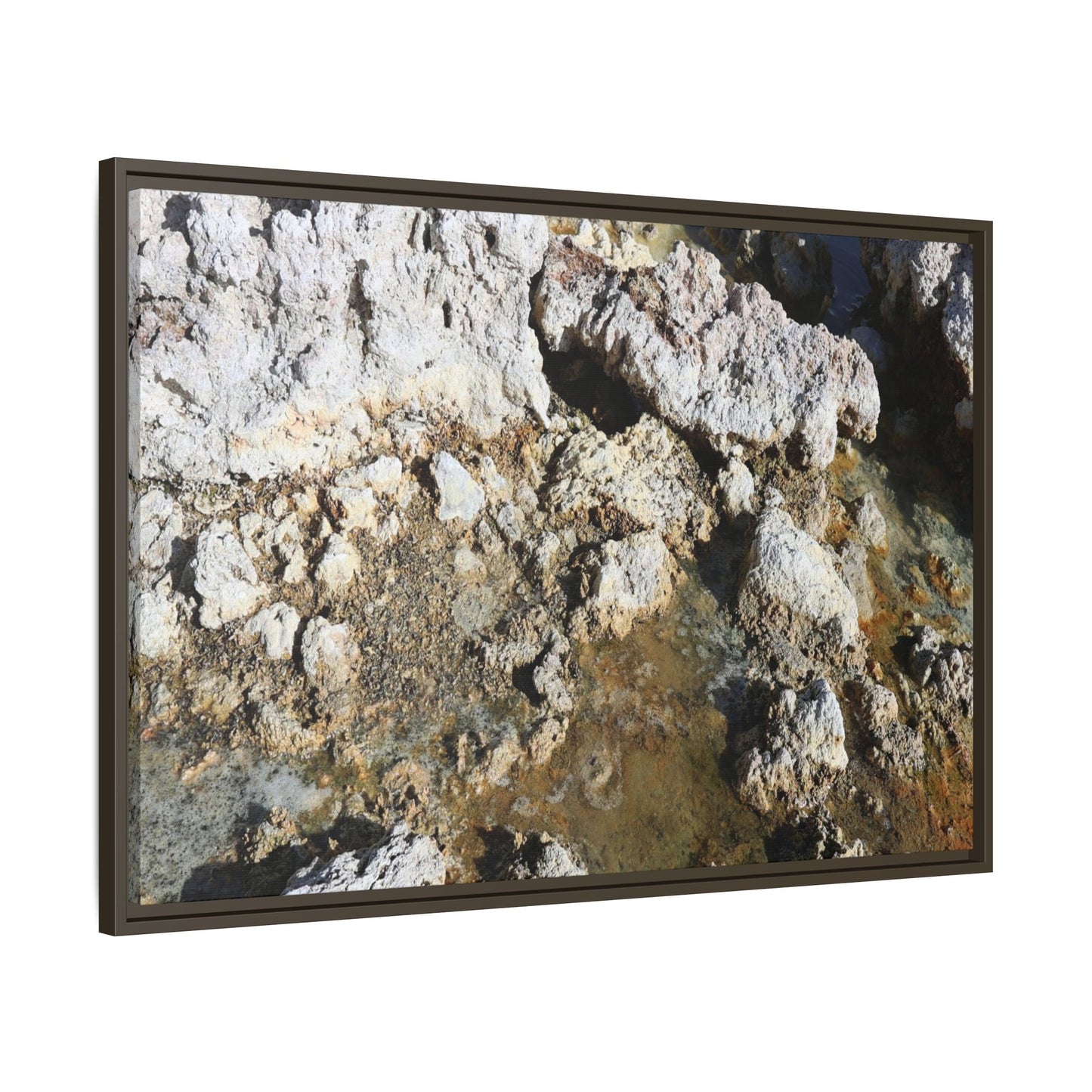 Strata of Silence - Unique Stretched Canvas Wall Art