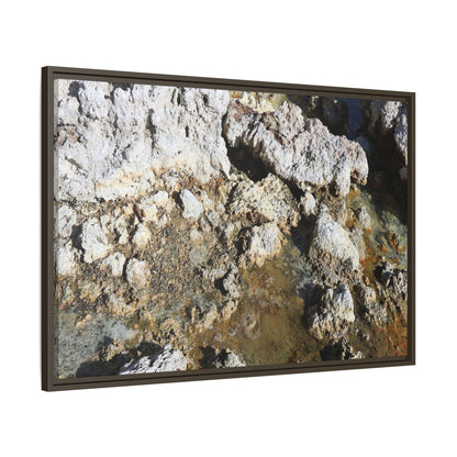 Strata of Silence - Unique Stretched Canvas Wall Art