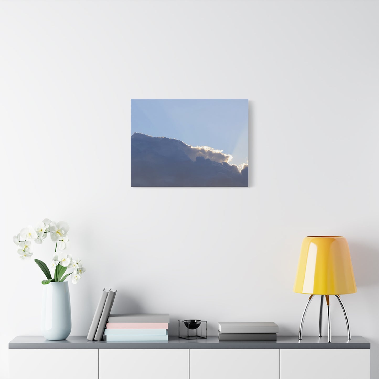 Cloud Mountain - Unique Frameless Canvas Wall Art