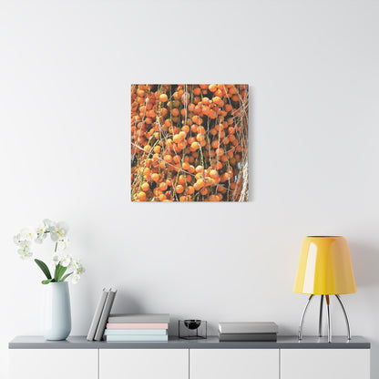 Orange Harvest - Unique Frameless Canvas Wall Art - Art By Earth