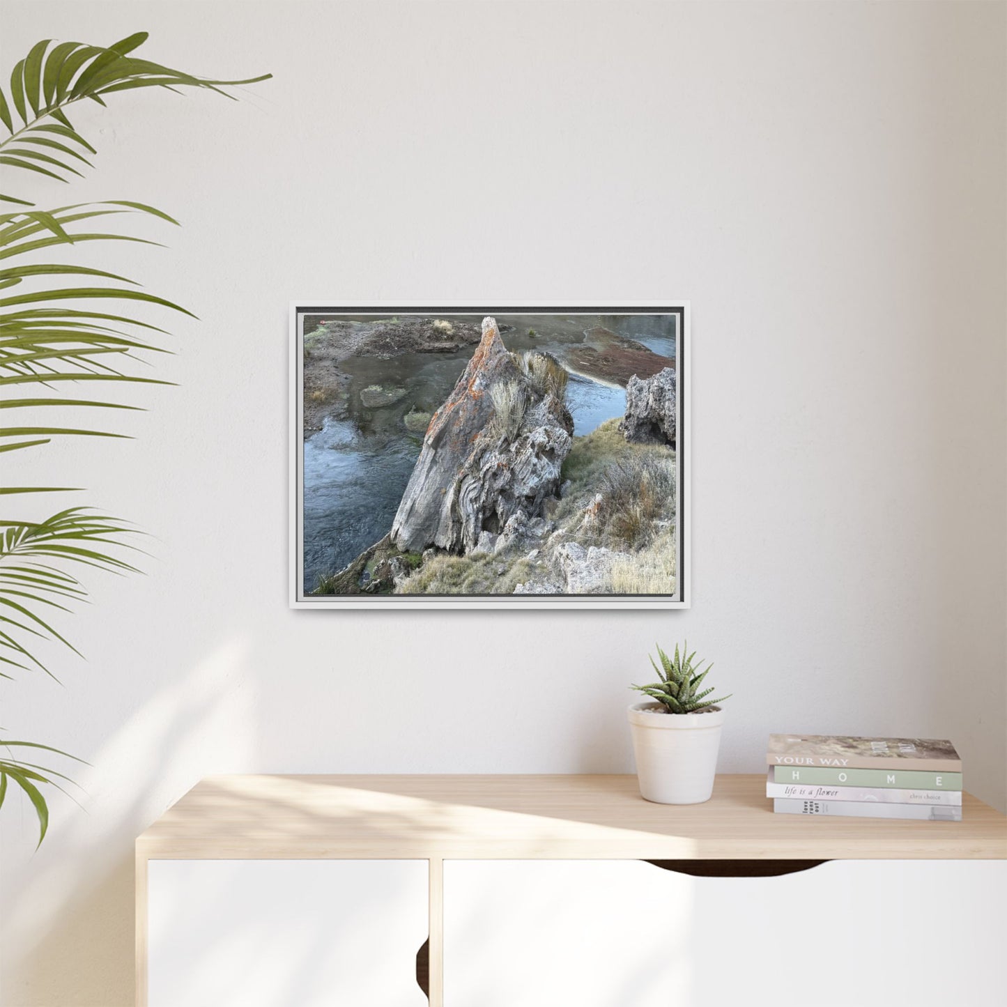 Carved by Water - Unique Stretched Canvas Wall Art