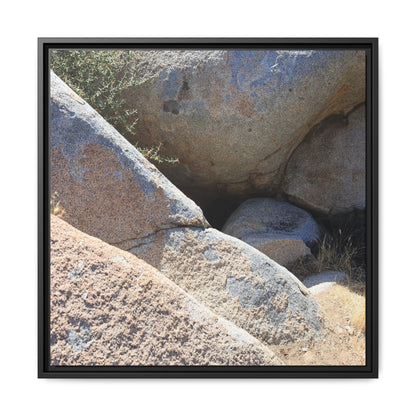 Boulder Shelter - Unique Stretched Canvas Wall Art