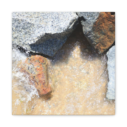 Rocky Embrace - Unique Frameless Canvas Wall Art - Art By Earth