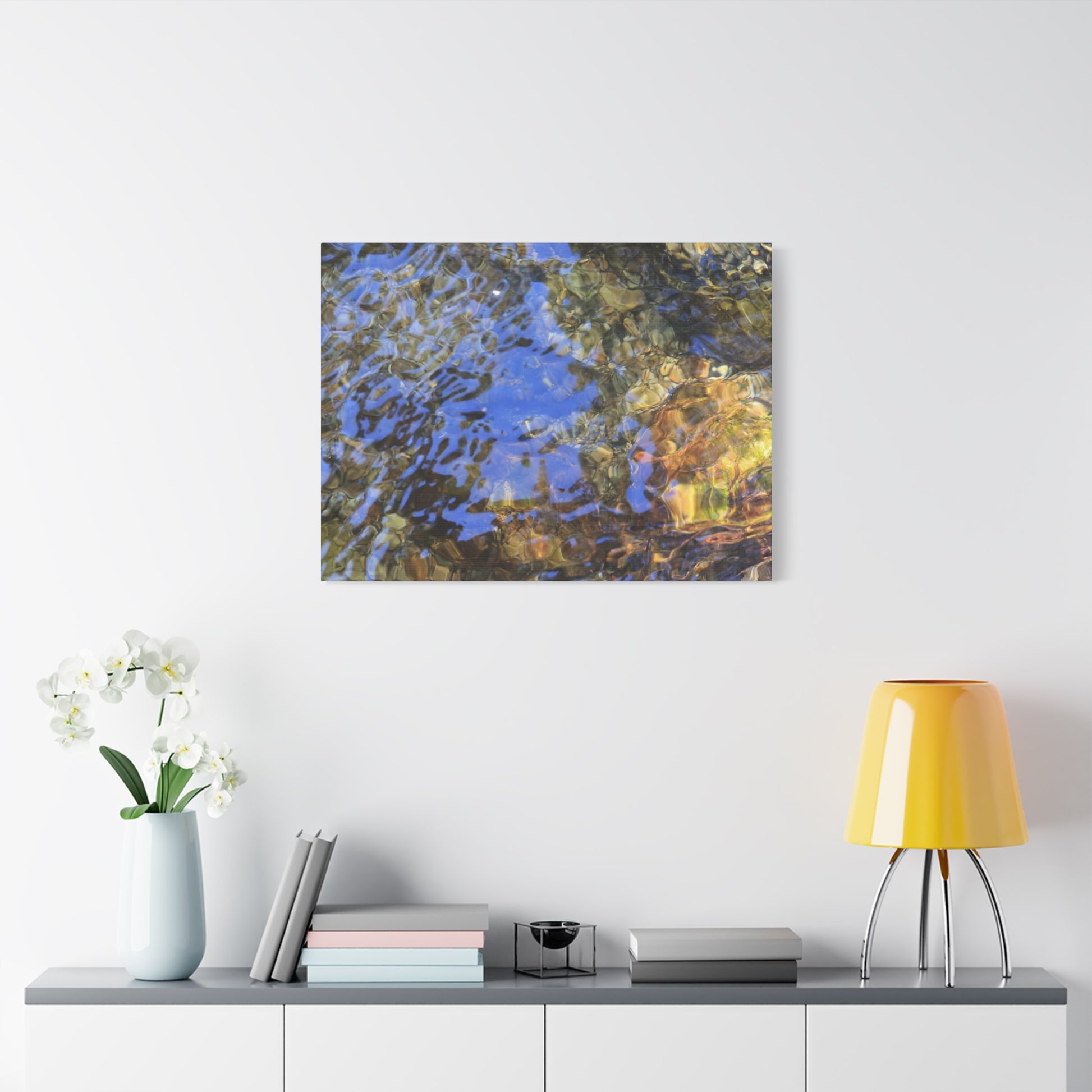 Water's Whisper - Unique Frameless Canvas Wall Art - Art By Earth