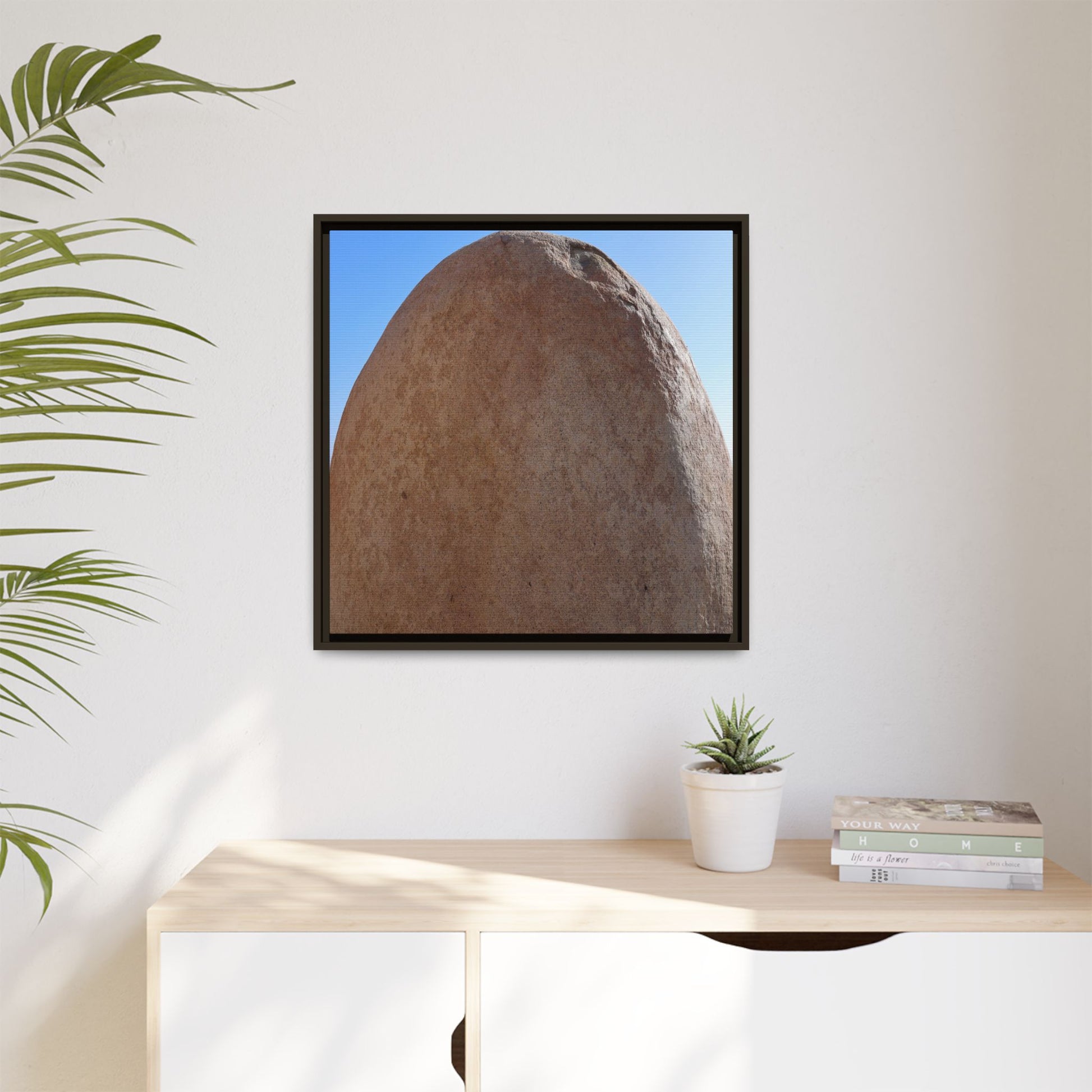 Stone Sphere - Unique Stretched Canvas Wall Art - Art By Earth