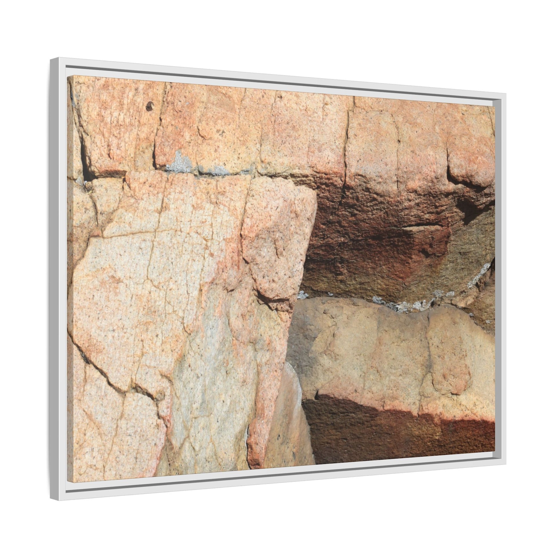 Fractured Stone - Unique Stretched Canvas Wall Art - Art By Earth