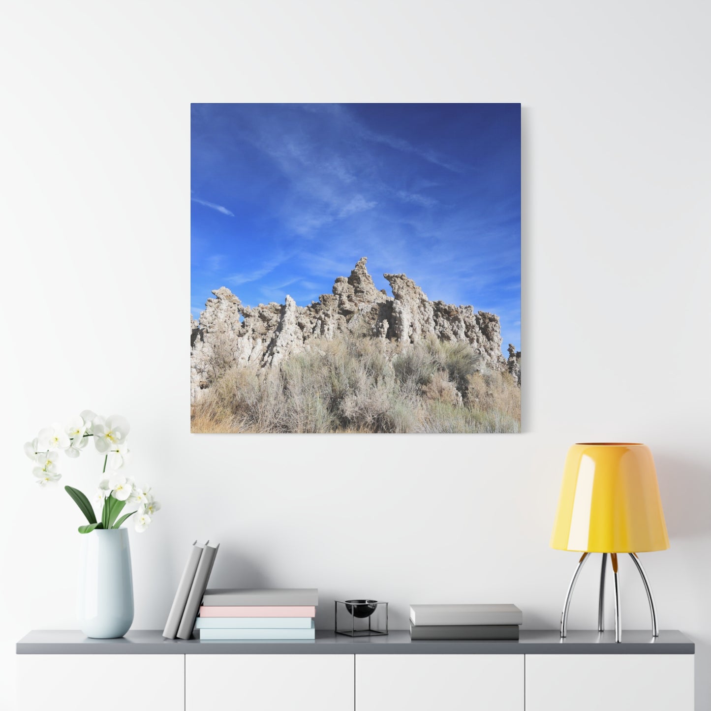 Sentinel Spires - Unique Frameless Canvas Wall Art