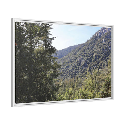 Mountain Valley Forest - Unique Stretched Canvas Wall Art