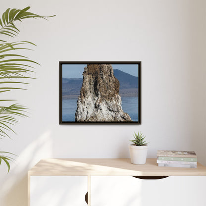 Tufa Tower Reflection - Unique Stretched Canvas Wall Art