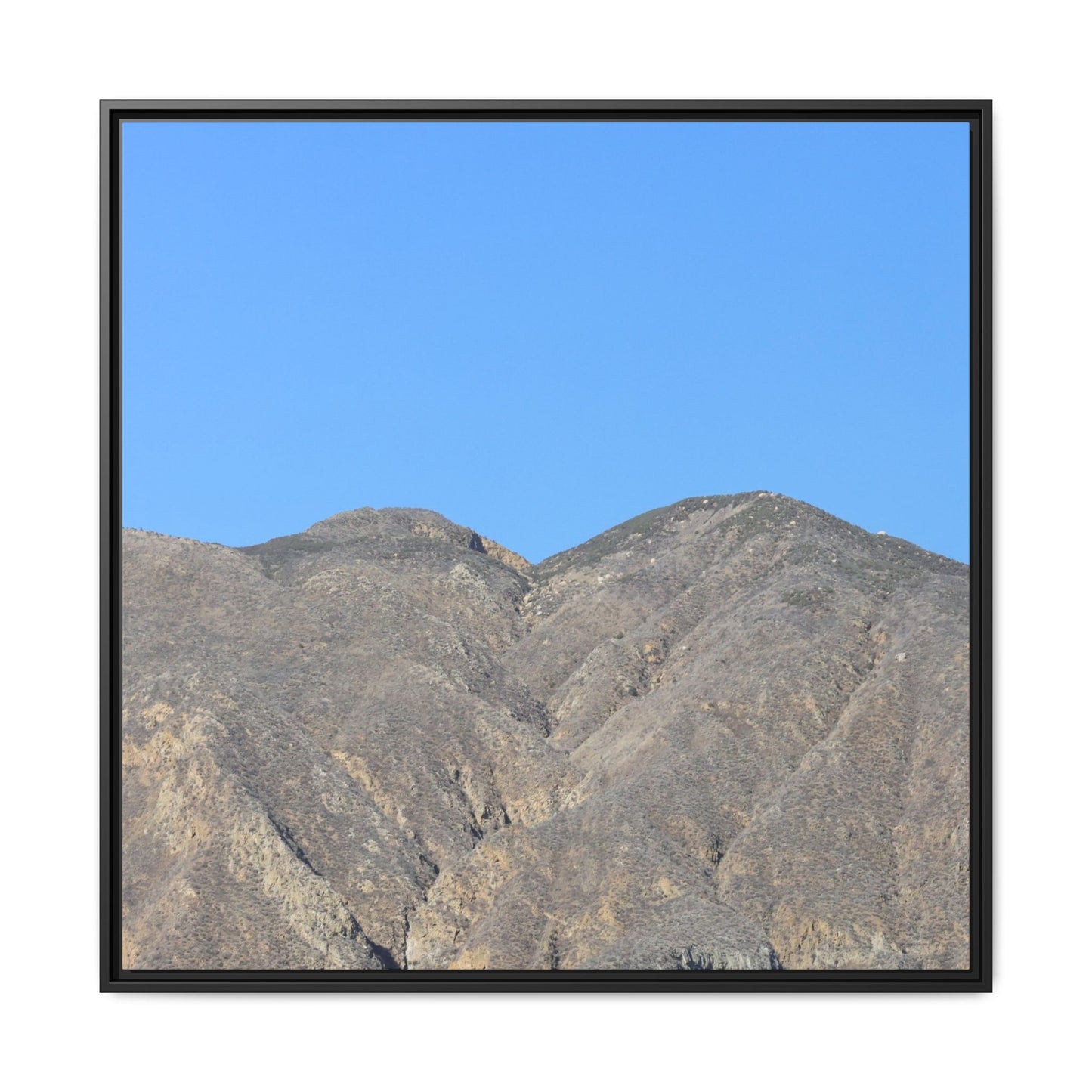 Arid Mountain Breath - Unique Stretched Canvas Wall Art - Art By Earth