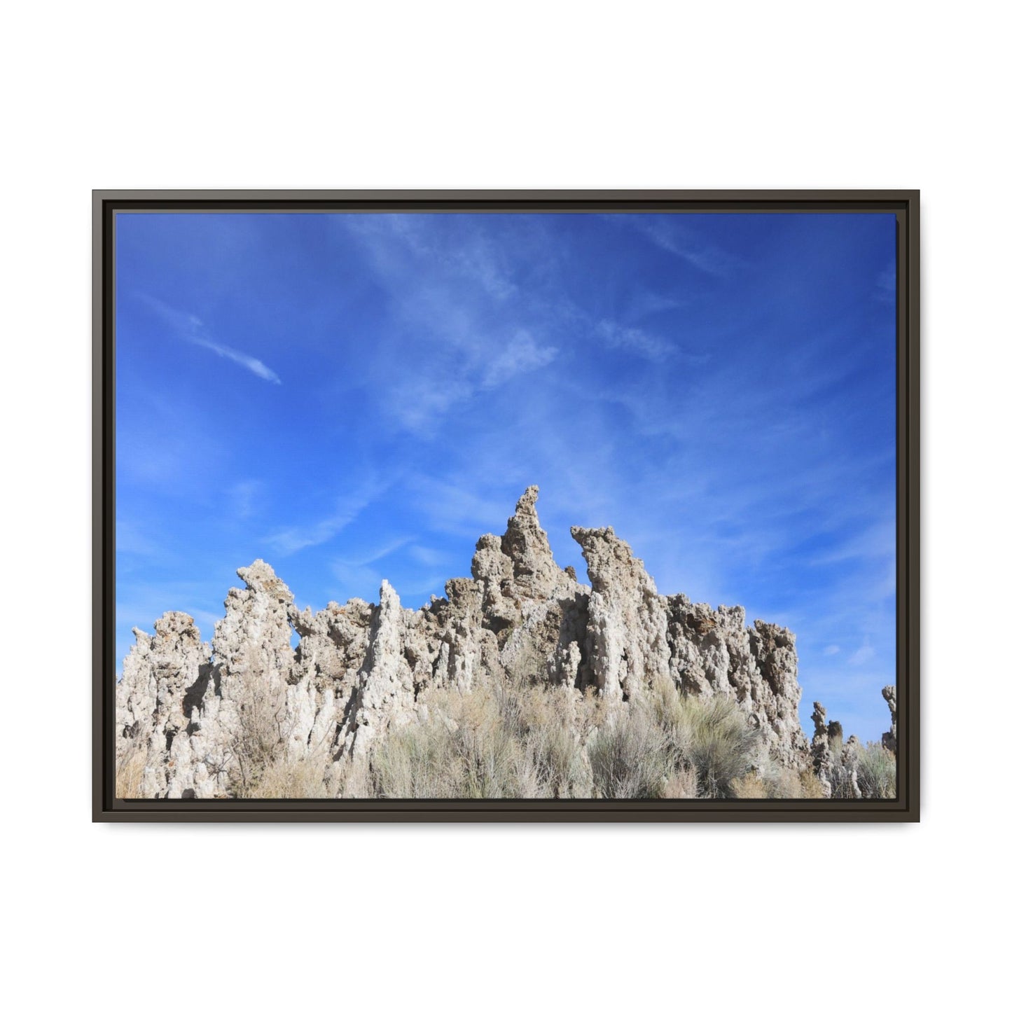 Frozen Sentinels - Unique Stretched Canvas Wall Art