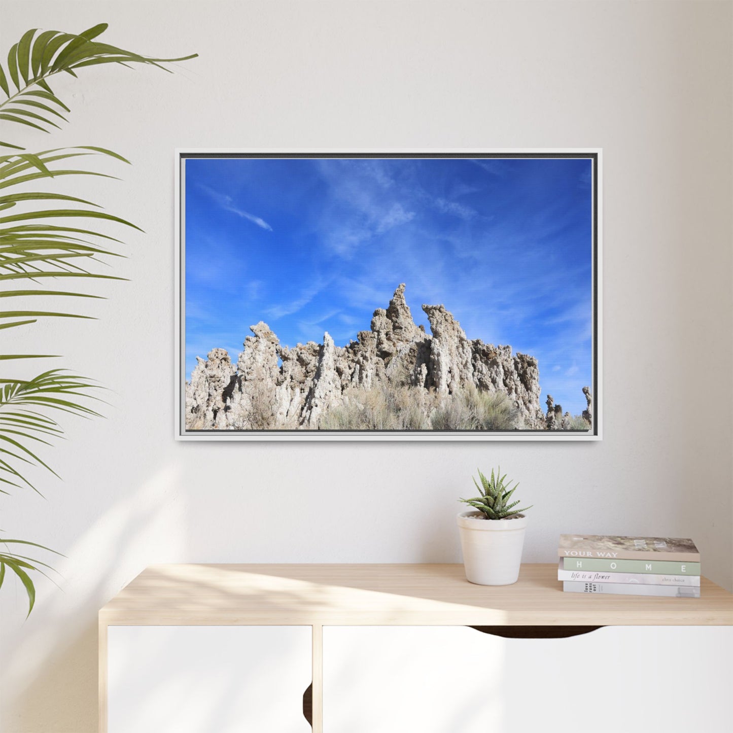 Frozen Sentinels - Unique Stretched Canvas Wall Art